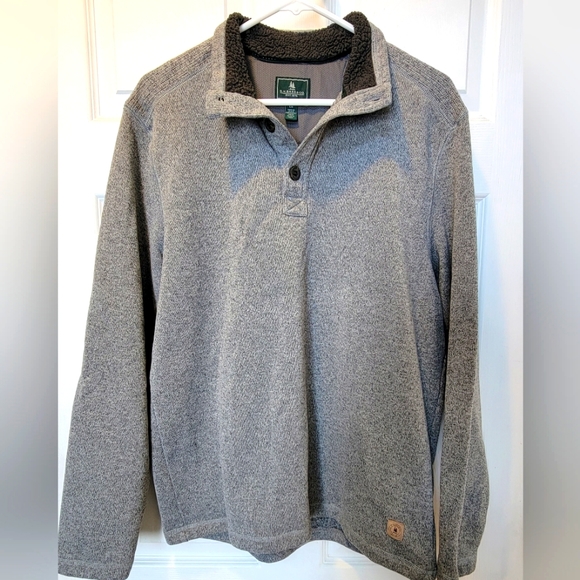 Men's light gray Sweater, GH Bass brand, size Large - Picture 1 of 1